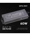 Alimentation LED 60W / 24V DC - 2.5A, étanche IP67