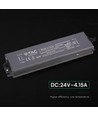 Alimentation LED 100W 24V DC - 4.15A, Étanche IP67