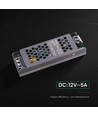 Alimentation Slim 60W / 12V DC pour rubans LED - 5A, IP20
