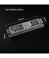 Alimentation 120W / 12V DC pour rubans LED - 10A, IP20, Slim