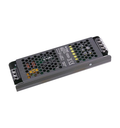 Alimentation 150W / 12V DC pour rubans LED - 12,5A, IP20, Slim