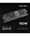 Alimentation 150W / 12V DC pour rubans LED - 12,5A, IP20, Slim