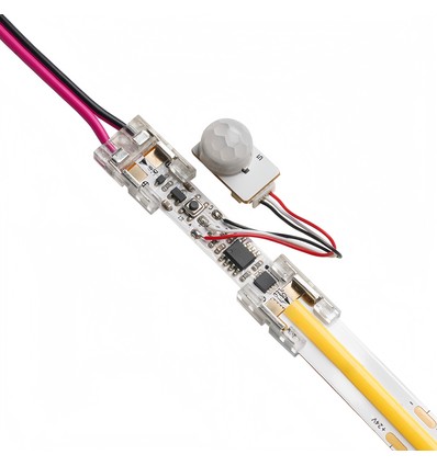 Détecteur PIR pour profilé alu - Pour ruban 8mm, 12V (60W), 24V (120W)