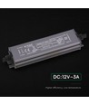 Alimentation 36W / 12V DC - 3A, étanche IP67