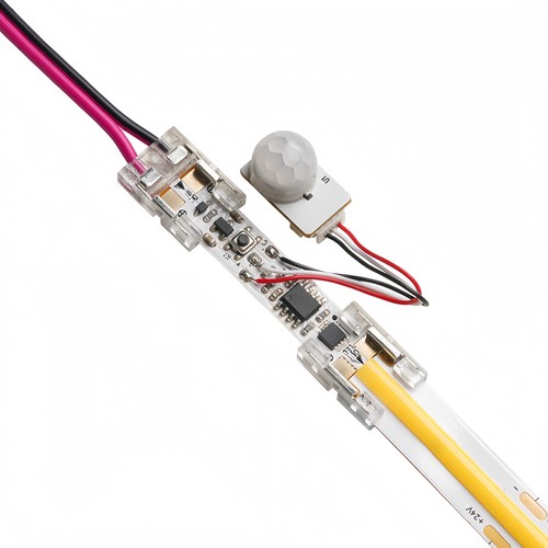 Capteur PIR pour profilé alu - Pour ruban 10mm, 12V (60W), 24V (120W)