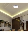 Plafonnier LED V-Tac 40W avec télécommande - CCT 3-en-1, dimmable, finition bois, Designer Domelight