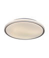 Plafonnier LED design 60W avec télécommande - CCT 3-en-1, dimmable, anneau noir, source lumineuse incluse