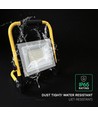 Projecteur LED 50W sur trépied - câble 3m, lampe de chantier, boîtier noir, IP65, puce CREE, 6 ans de garantie