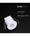 Détecteur de mouvement infrarouge compact - Blanc, IP20, max 400W LED