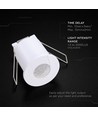 Détecteur de mouvement infrarouge compact - Blanc, IP20, max 400W LED