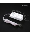 Détecteur de mouvement infrarouge V-Tac - Blanc, 2-en-1, max 200W LED, IP20 intérieur