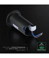 Spot LED à encastrer V-Tac 1W - IP67, boîtier noir, 6400K