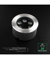 Spot LED à encastrer V-Tac 6W - IP67, 4000K, boîtier argent, source lumineuse incluse