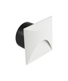 Spot encastrable LED 3W pour escalier, carré - IP65, blanc, 3000K