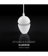 Suspension LED V-Tac 9W - 3000K, boîtier blanc