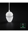 Suspension LED V-Tac 9W - 3000K, boîtier blanc