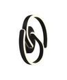 Applique murale LED design 22W - 30x11cm, 4000K, noir, source incluse