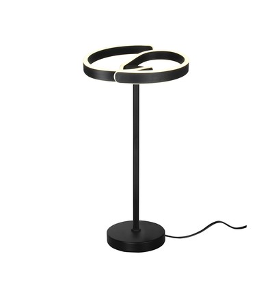 Lampe de table LED design V-Tac 25W - 4000K, noir mat, décorative