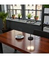 Lampe de table LED design V-Tac 25W - 4000K, noir mat, décorative