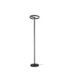 Lampadaire LED design 25W - Ø30 x 142cm, noir mat, 4000K