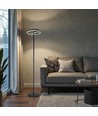Lampadaire LED design 25W - Ø30 x 142cm, noir mat, 4000K