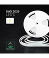 V-Tac Neon Flex LED 10m 9W/m - 24V, IP65, 6500K, blanc froid