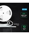 V-Tac Neon Flex LED 10m 9W/m - 24V, IP65, 6500K, blanc froid