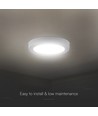 Dalle LED saillie V-Tac 18W Ø22,5cm BACKLIT - 3-en-1 CCT, CREE, 6 ans de garantie