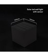 Applique solaire V-Tac 9W avec capteur - IP65, 3-en-1 CCT, noir