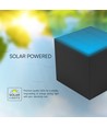 Applique solaire V-Tac 9W avec capteur - IP65, 3-en-1 CCT, noir