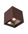 Applique V-Tac 9W Solara avec capteur, CCT - IP65, capteur PIR, couleur corten, solaire, 3 couleurs