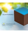 Applique V-Tac 9W Solara avec capteur, CCT - IP65, capteur PIR, couleur corten, solaire, 3 couleurs