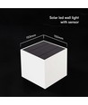 Applique solaire V-Tac 9W avec capteur - IP65, blanc, 3-en-1 CCT