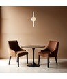 Suspension LED design 8W - Ø15cm, 3000K, Ambre/Blanc, luminaire décoratif