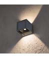 Applique solaire V-Tac 9W avec capteur - IP65, noir, 3-en-1 CCT