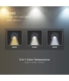 Applique solaire V-Tac 9W avec capteur - IP65, noir, 3-en-1 CCT