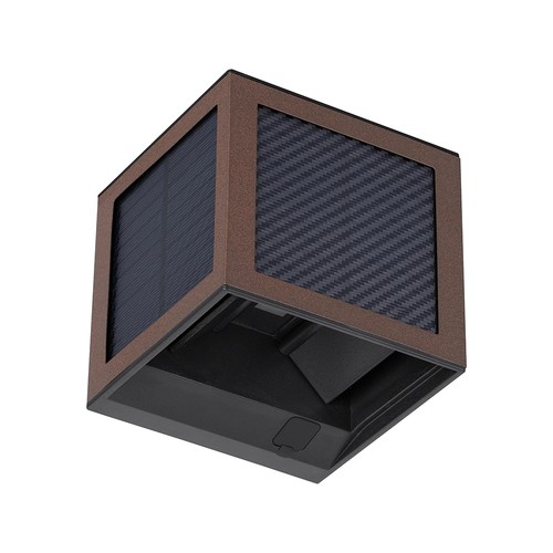 Applique solaire V-Tac 9W avec capteur, CCT - IP65, couleur corten