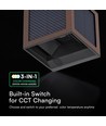 Applique solaire V-Tac 9W avec capteur, CCT - IP65, couleur corten