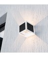 Applique murale LED solaire V-Tac 9W - CCT, IP65, blanc, avec détecteur PIR