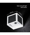 Applique murale LED solaire V-Tac 9W - CCT, IP65, blanc, avec détecteur PIR