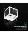 Applique murale LED solaire V-Tac 9W - CCT, IP65, blanc, avec détecteur PIR