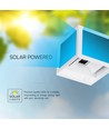 Applique murale LED solaire V-Tac 9W - CCT, IP65, blanc, avec détecteur PIR