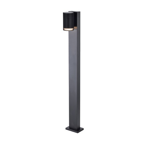 Borne d'éclairage V-Tac GU10, 80cm - IP44, noir, sans ampoule, luminaire de jardin