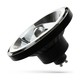 Spot LED GU10 12W noir - AR111