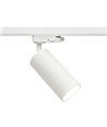Spot sur rail triphasé 10W RA97 dimmable - 110lm/w, blanc