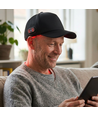 Casquette de luminothérapie infrarouge - Sans fil, charge USB-C, Infrarouge