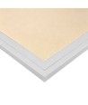 Dalle LED 60x60, 30W - Hauteur:8mm, RA90, DALI / push dimmable, UGR19, bord blanc