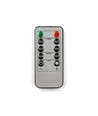 Pack de 6 bougies LED blanches avec base de charge - Ø2cm, H: 25cm, cierges, avec télécommande, minuterie