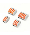 Kit de bornes de connexion 46 pcs - 0,32-2,5 mm² pour 2/3/4/5 fils