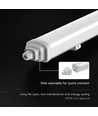 Armature LED étanche complète 120cm 36W - IP65, CREE, 6 ans de garantie